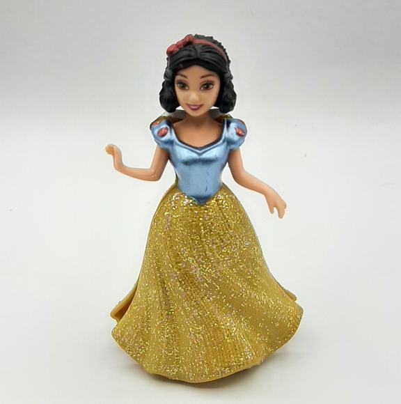 Disney Princess Snow White Magiclip Polly Pocket Doll Dress Magic Clip - Picture 1 of 7